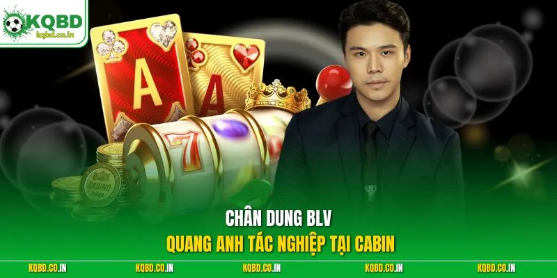 Chân dung BLV Quang Anh tác nghiệp tại cabin 